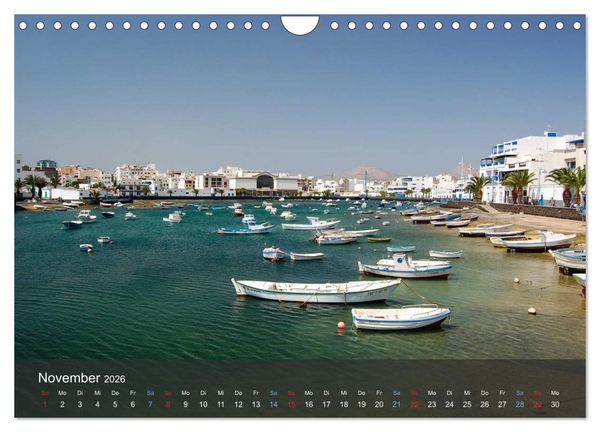 Produktbild: Lanzarote - Trauminsel vor Afrika (Wandkalender 2026 DIN A4 quer), CALVENDO Monatskalender