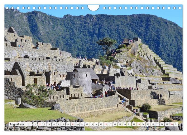 Produktbild: Inkabauten in PERU, Bauwerke eines gro&szlig;en Reiches (Wandkalender 2026 DIN A4 quer), CALVENDO Monatskalender