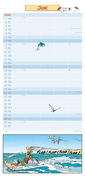 Produktbild: Asterix 2026 Familienplaner - Familien-Timer - Termin-Planer - Kids - Kinder-Kalender - Familien-Kalender - 22x45