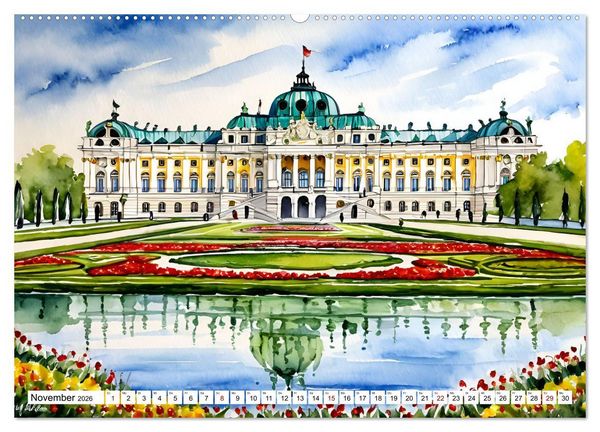 Produktbild: &Ouml;sterreich - Idylle in den Alpen (Wandkalender 2026 DIN A2 quer), CALVENDO Monatskalender