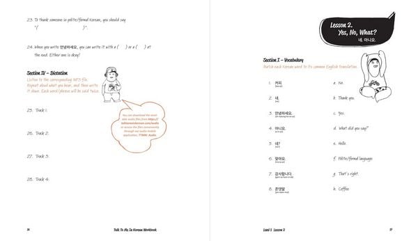 Produktbild: Talk To Me In Korean Workbook - Level 1