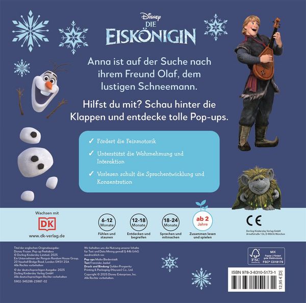 Produktbild: Mein Pop-up-Buch zum Staunen. Disney Die Eisk&ouml;nigin