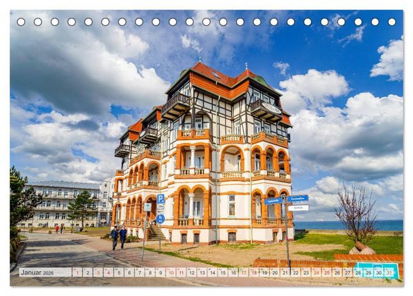 Produktbild: K&uuml;hlungsborn Impressionen (Tischkalender 2026 DIN A5 quer), CALVENDO Monatskalender