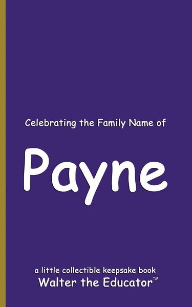 Produktbild: Celebrating the Family Name of Payne