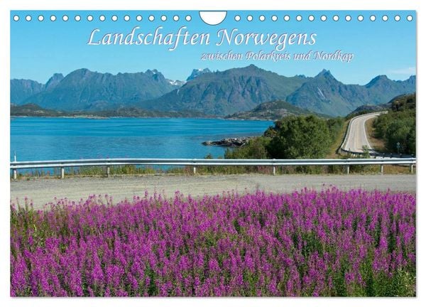 Landschaften Norwegens zwischen Polarkreis und Nordkap (Wandkalender 2026 DIN A4 quer), CALVENDO Monatskalender