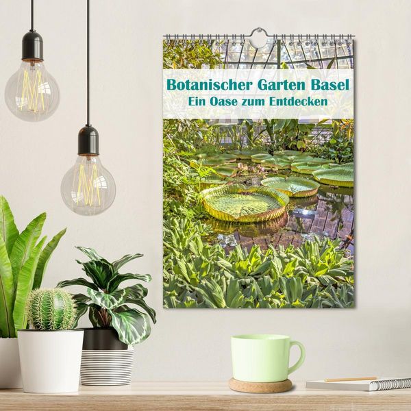 Produktbild: Botanischer Garten Basel - Eine Oase zum Entdecken (Wandkalender 2026 DIN A4 hoch), CALVENDO Monatskalender