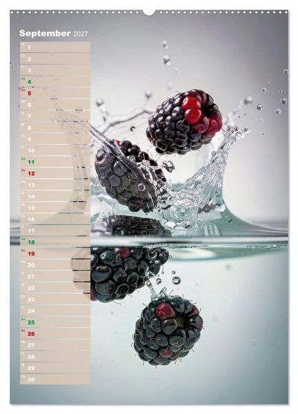 Produktbild: Erfrischendes Obst (Wandkalender 2027 DIN A2 hoch), CALVENDO Monatskalender