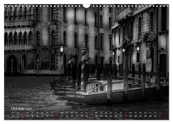 Produktbild: Venedig - Licht und Schatten (Wandkalender 2027 DIN A3 quer), CALVENDO Monatskalender