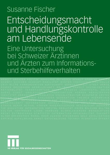 Produktbild: Entscheidungsmacht und Handlungskontrolle am Lebensende