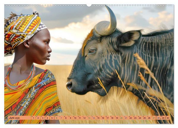 Produktbild: Afrikas urt&uuml;mliche Sch&ouml;nheit (Wandkalender 2026 DIN A2 quer), CALVENDO Monatskalender
