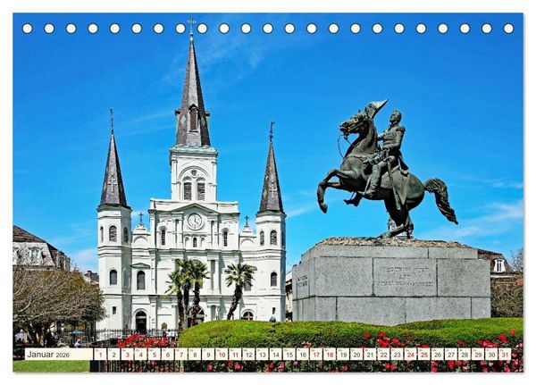 Produktbild: So sch&ouml;n ist New Orleans (Tischkalender 2026 DIN A5 quer), CALVENDO Monatskalender