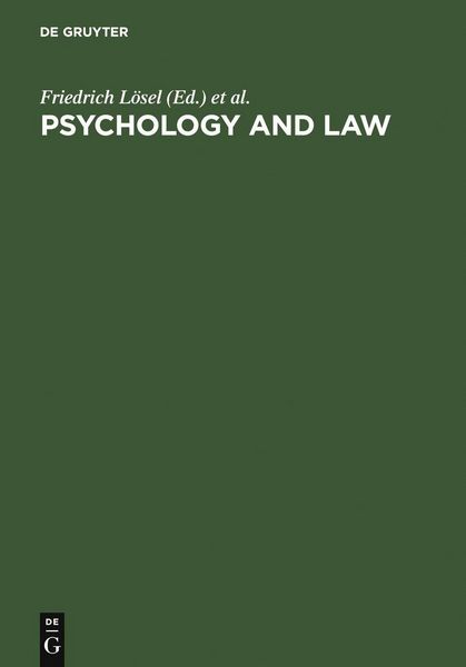 Produktbild: Psychology and Law