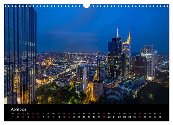 Produktbild: Frankfurt am Main (Wandkalender 2026 DIN A3 quer), CALVENDO Monatskalender
