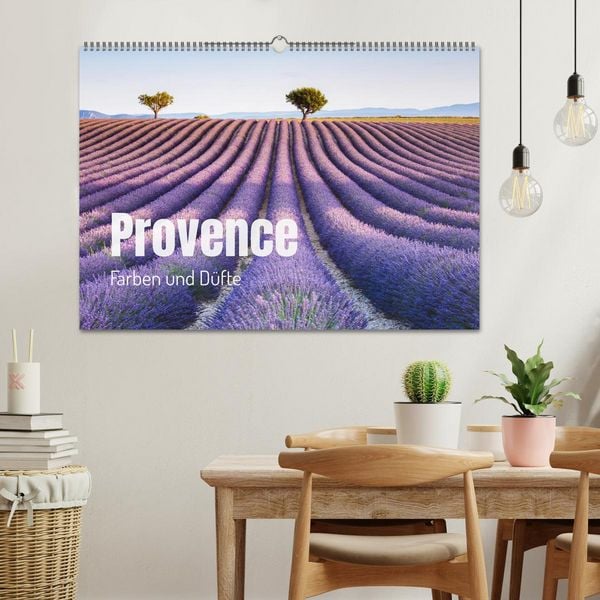 Produktbild: Provence - Farben und D&uuml;fte (Wandkalender 2026 DIN A2 quer), CALVENDO Monatskalender