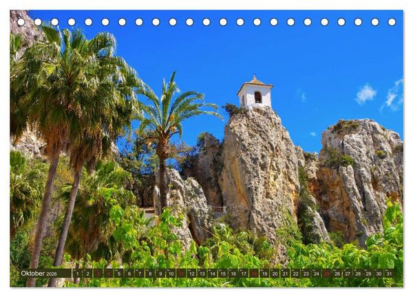 Produktbild: Costa Blanca - Die wei&szlig;e K&uuml;ste Spaniens (Tischkalender 2026 DIN A5 quer), CALVENDO Monatskalender
