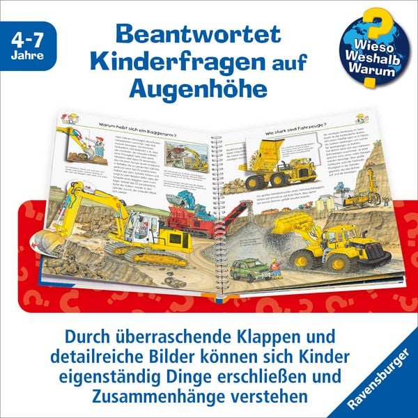 Wieso? Weshalb? Warum?, Band 38 - Alles über Laster, Bagger und Traktoren