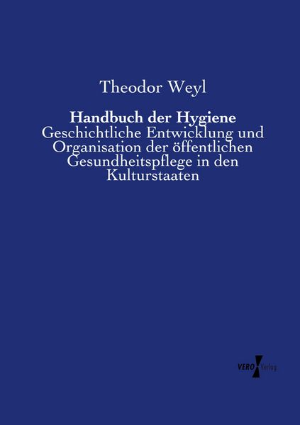 Produktbild: Handbuch der Hygiene
