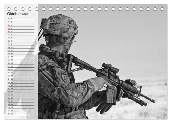 Produktbild: Spezialeinheiten &bull; U.S. Special Forces (Tischkalender 2026 DIN A5 quer), CALVENDO Monatskalender