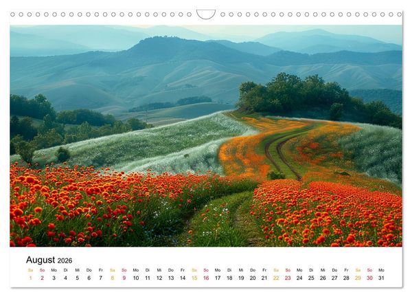 Produktbild: Stra&szlig;en und Wege (Wandkalender 2026 DIN A3 quer), CALVENDO Monatskalender