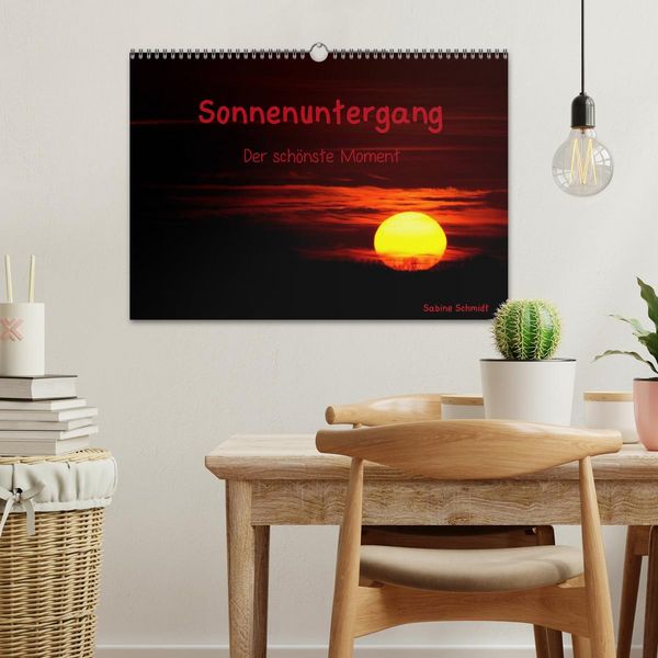 Produktbild: Sonnenuntergang (Wandkalender 2026 DIN A3 quer), CALVENDO Monatskalender