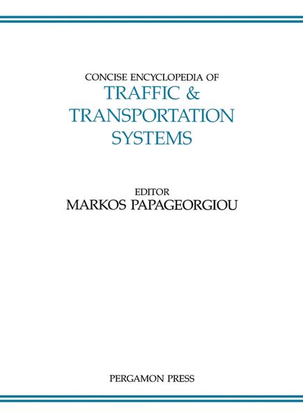 Produktbild: Concise Encyclopedia of Traffic and Transportation Systems