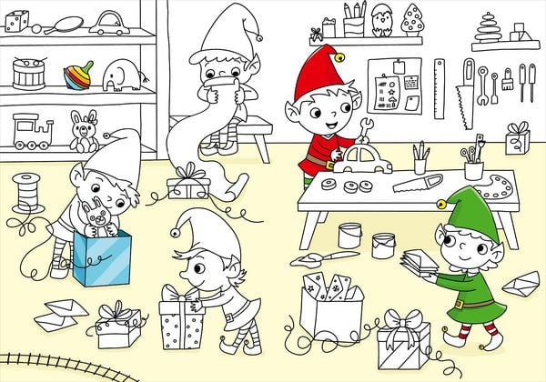 Produktbild: Mein sch&ouml;nstes buntes Malbuch. Weihnachten
