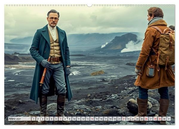 Produktbild: Die Reise zum Mittelpunkt der Erde (Wandkalender 2027 DIN A2 quer), CALVENDO Monatskalender