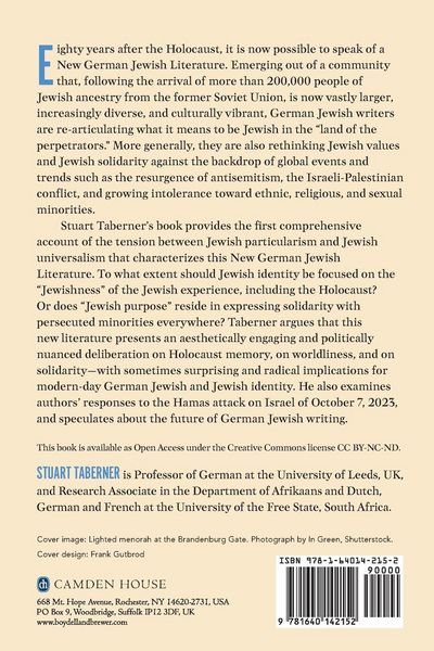 Produktbild: The New German Jewish Literature