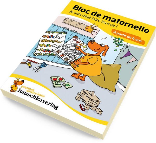 Produktbild: Bloc de maternelle &agrave; partir de 4 ans - Mon cahier d'ecole maternelle - coloriage enfant - cahier vacances 4 ans