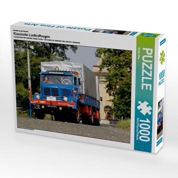 CALVENDO Puzzle Ein Motiv aus dem Kalender Klassische Lastkraftwagen | 1000 Teile Lege-Größe 64x48cm Foto-Puzzle für glückliche Stunden