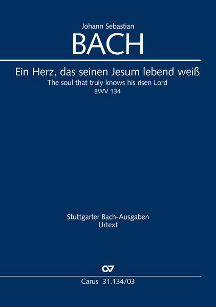 Produktbild: Ein Herz, das seinen Jesum lebend wei&szlig; (Klavierauszug)