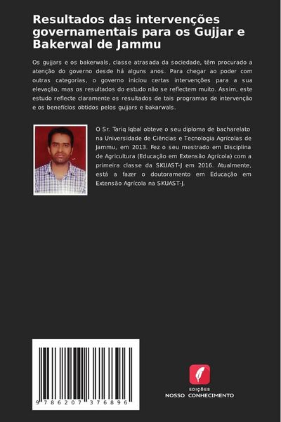 Produktbild: Resultados das interven&ccedil;&otilde;es governamentais para os Gujjar e Bakerwal de Jammu