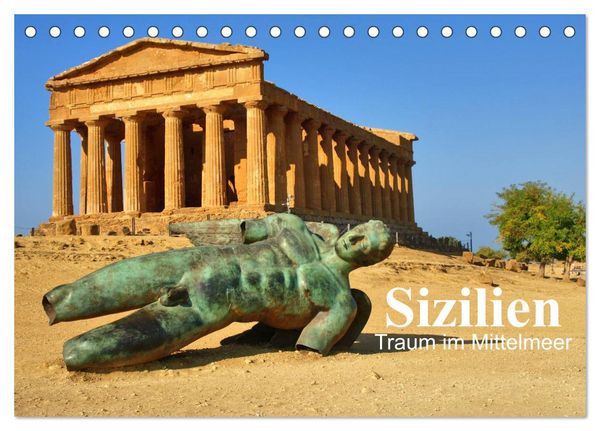 Produktbild: Sizilien - Traum im Mittelmeer (Tischkalender 2026 DIN A5 quer), CALVENDO Monatskalender