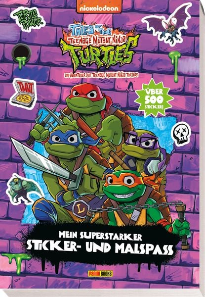 Tales of the Teenage Mutant Ninja Turtles: Mein superstarker Sticker- und Malspaß, Taschenbuch von Panini, Panini, 9783833245336