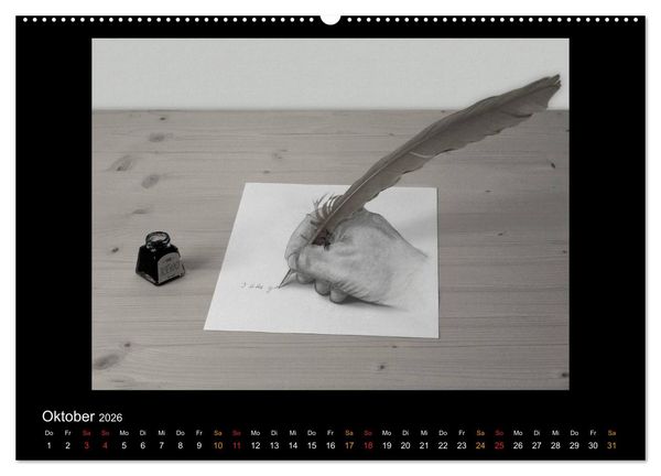 Produktbild: optische T&auml;uschungen 2026 (Wandkalender 2026 DIN A2 quer), CALVENDO Monatskalender