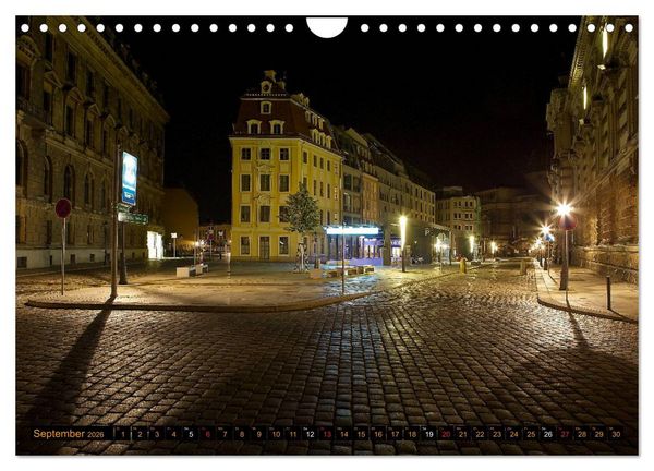 Produktbild: Eine Nacht in Dresden (Wandkalender 2026 DIN A4 quer), CALVENDO Monatskalender