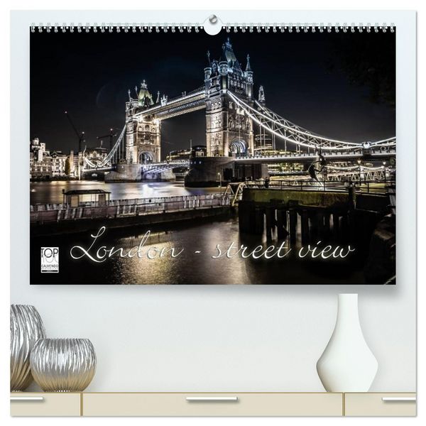 Produktbild: London - street view (hochwertiger Premium Wandkalender 2026 DIN A2 quer), Kunstdruck in Hochglanz