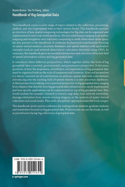 Produktbild: Handbook of Big Geospatial Data