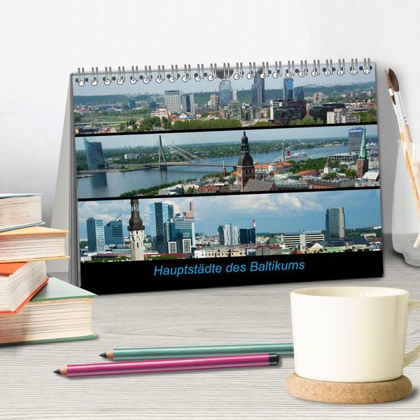 Produktbild: Hauptst&auml;dte des Baltikums (Tischkalender 2026 DIN A5 quer), CALVENDO Monatskalender