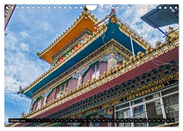 Produktbild: Himachal Pradesh - Bezaubernde Bergwelt im Himalaya (Wandkalender 2026 DIN A4 quer), CALVENDO Monatskalender