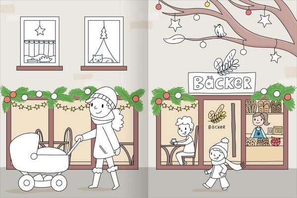 Produktbild: Mein gro&szlig;es buntes Malbuch &ndash; Winterzeit