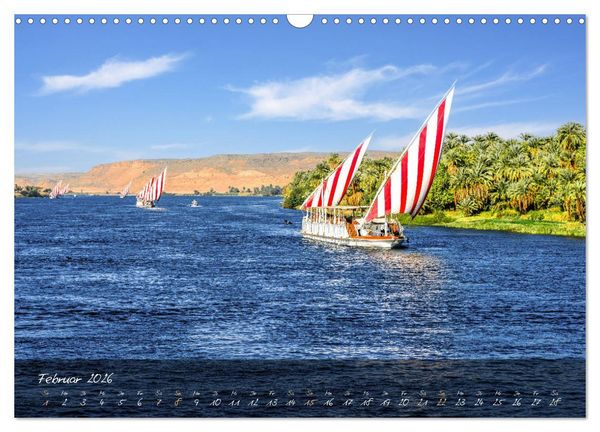 Produktbild: Faszination &Auml;gypten: Kairo - Luxor - Abu Simbel (Wandkalender 2026 DIN A3 quer), CALVENDO Monatskalender