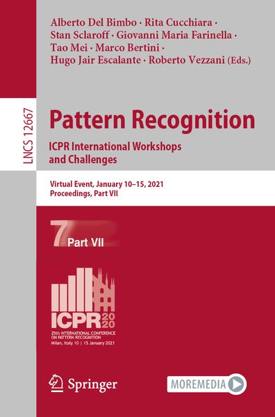 Produktbild: Pattern Recognition. ICPR International Workshops and Challenges
