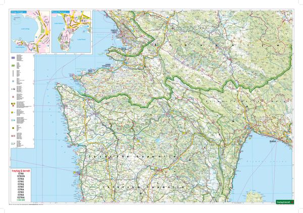 Produktbild: freytag & berndt Stra&szlig;enkarte Istrien 1:100.000