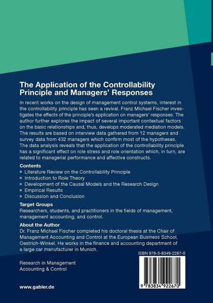The Application of the Controllability Principle and Managers’ Responses