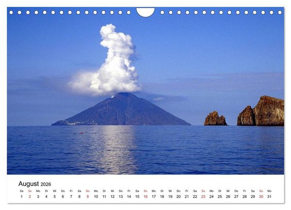 Produktbild: Die Liparischen Inseln (Wandkalender 2026 DIN A4 quer), CALVENDO Monatskalender