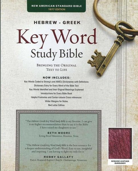 Produktbild: Hebrew-Greek Key Word Study Bible-NASB