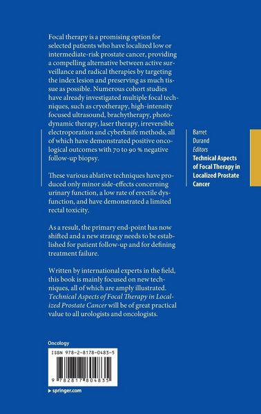 Produktbild: Technical Aspects of Focal Therapy in Localized Prostate Cancer