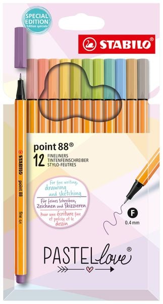 STABILO Fineliner point 88 Pastellove