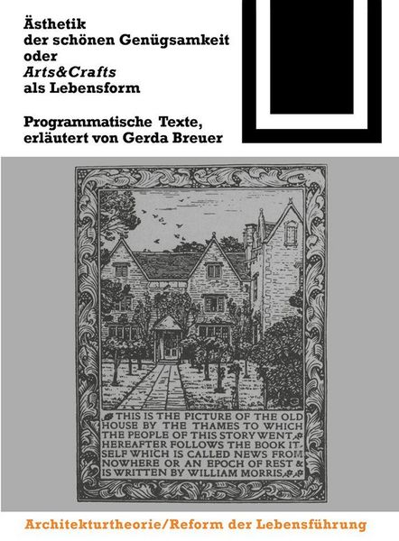 Produktbild: &Auml;sthetik der sch&ouml;nen Gen&uuml;gsamkeit oder Arts and Crafts als Lebensform